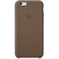 Officiel Apple - Coque en cuir pour iPhone 6 - Marron Olive