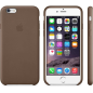 Officiel Apple - Coque en cuir pour iPhone 6 - Marron Olive