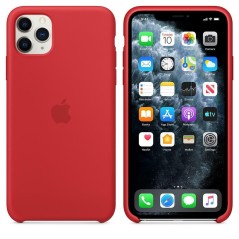 Officiel Apple - Coque en silicone pour iPhone 11 Pro Max - Rouge