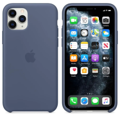 Officiel Apple - Coque en silicone pour iPhone 11 Pro - Bleu