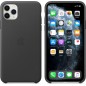 Officiel Apple - Coque en cuir pour iPhone 11 Pro Max - Noir