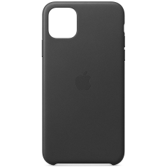 Officiel Apple - Coque en cuir pour iPhone 11 Pro Max - Noir