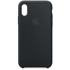 Officiel Apple - Coque en silicone pour iPhone XS - Noir