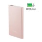 Batterie De Secours Muvit 5000mAh Finition Metal Rose