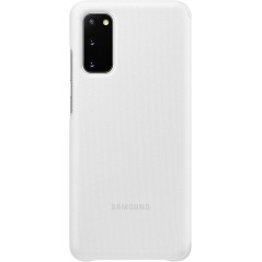 Officiel Samsung - Etui Smart Clear View Cover pour Galaxy S20 / S20 5G - Blanc