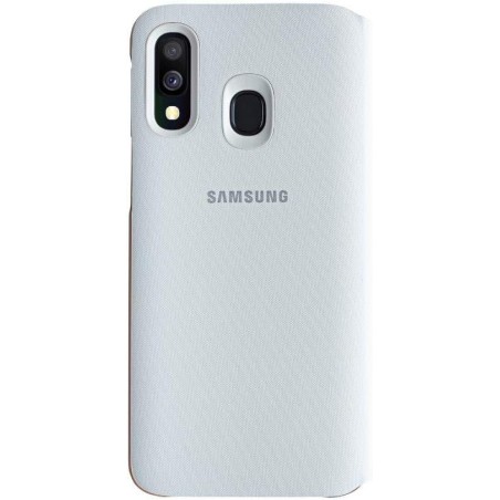 Officiel Samsung - Etui Wallet Cover pour Galaxy A40 - Blanc