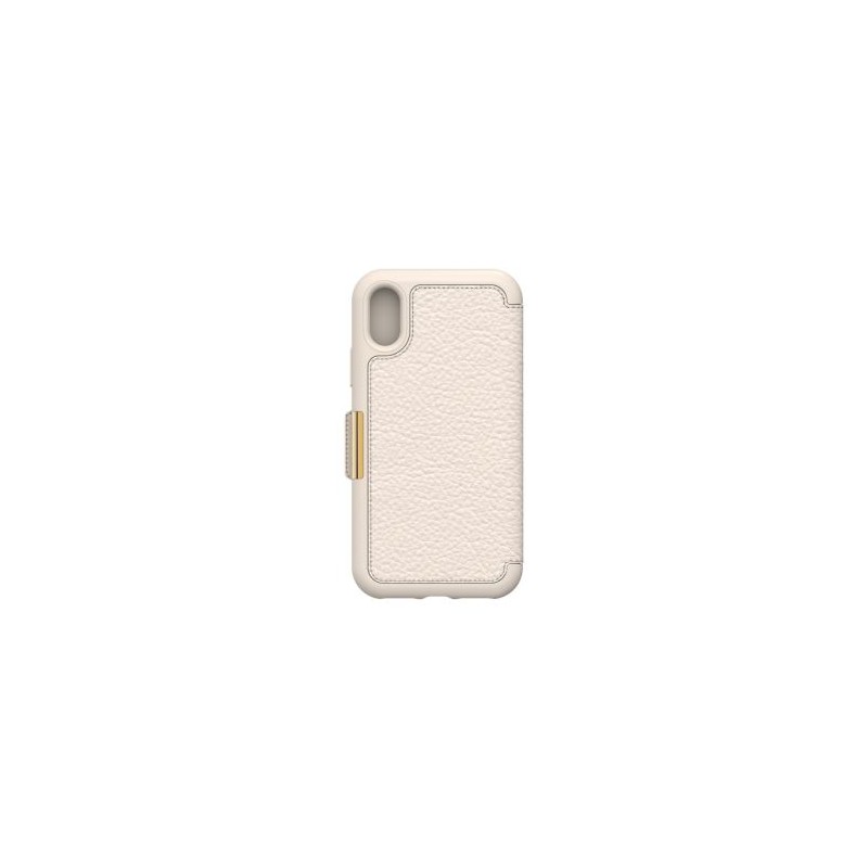 Coque de protection Strada beige pour iPhone X