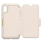 Coque de protection Strada beige pour iPhone X