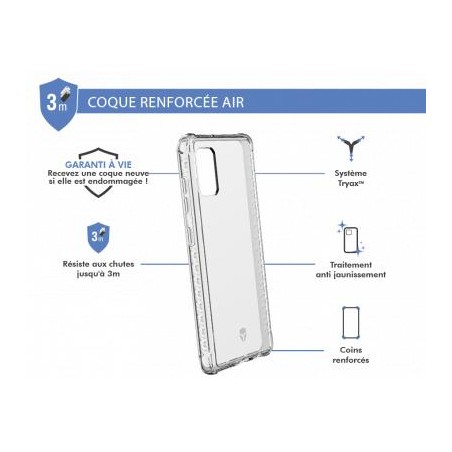 Coque renforcée transparente Force Case Air pour Samsung Galaxy A41