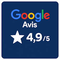 139 avis vérifiés sur Google - moyenne 4,9 / 5